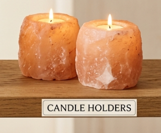 Salt candle holders photo
