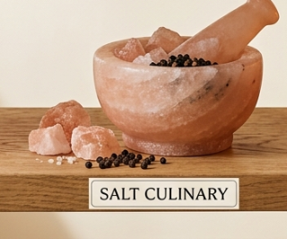 Salt culinary slabs / cooking blocks photo